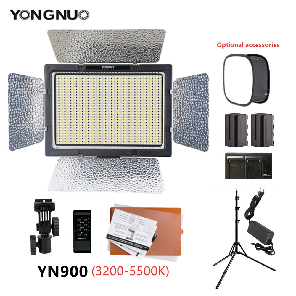 YONGNUO YN900 LED  Ʈ 3200-5500K  ÷..